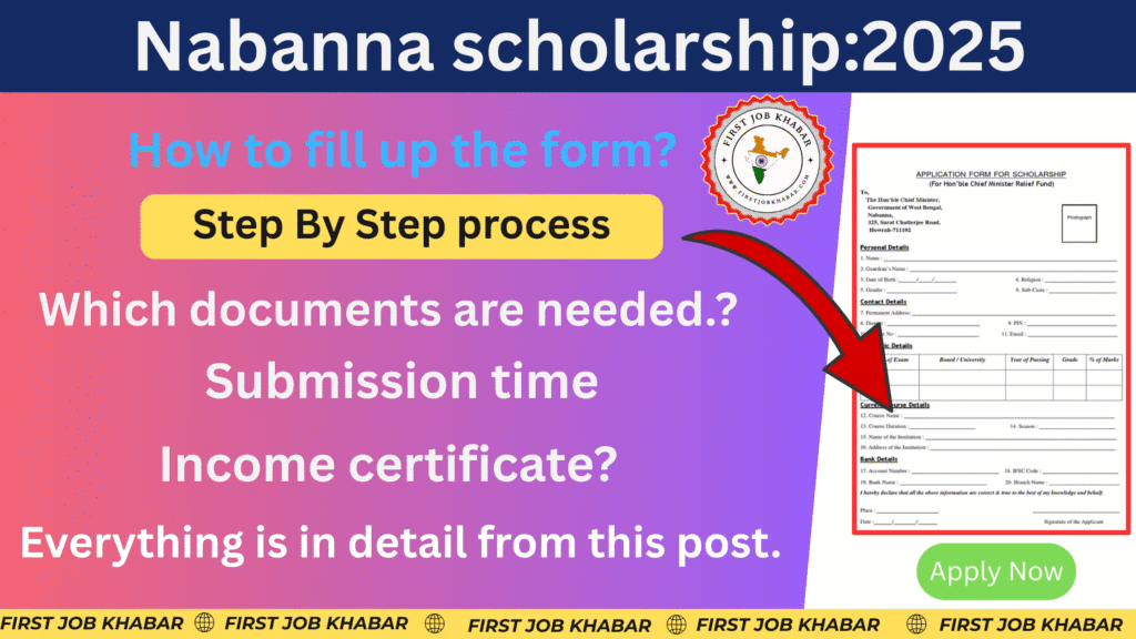 Nabanna Scholarship 2025 – Complete Guide with Dates, Eligibility, and Benefits