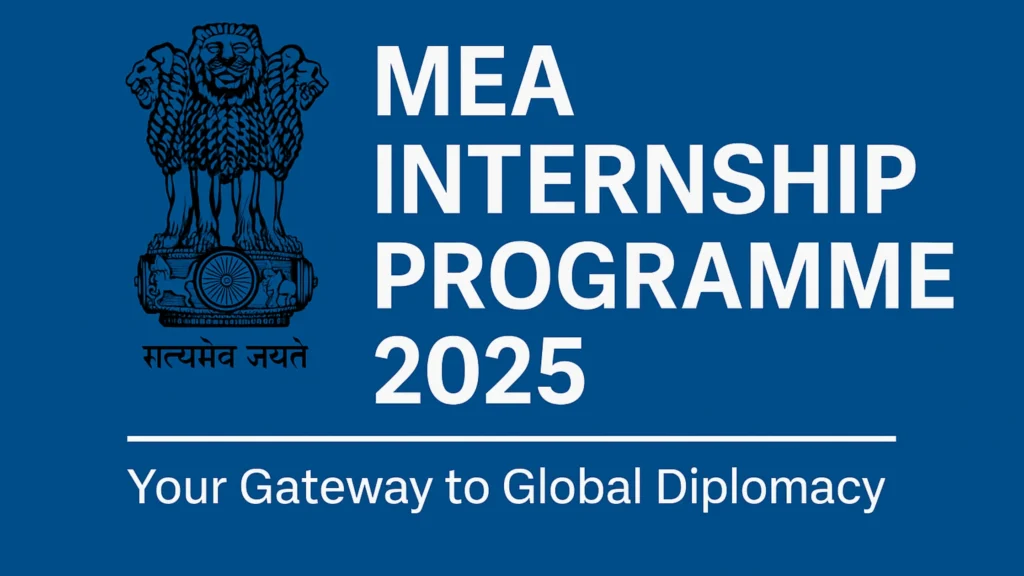 Ministry of External Affairs India Internship 2025
